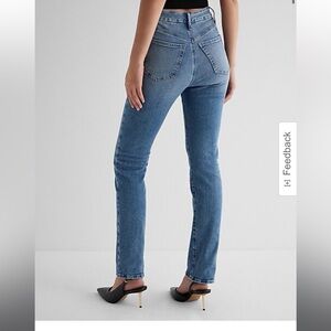 Express Women's High Rise Jeans - Blue